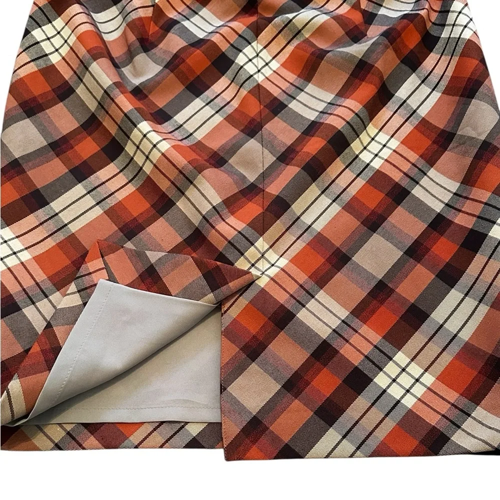 The Limited Vintage Y2K Plaid Mini Skirt Clueless Office Siren 90s Grunge NWT